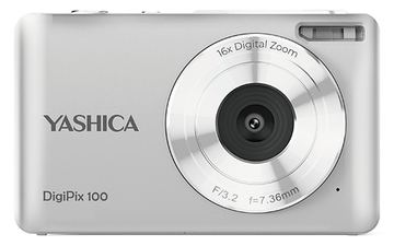 Yashica Fotokamera DigiPix 100 Silber - Digitalkamera - 44 MP von LumaTech