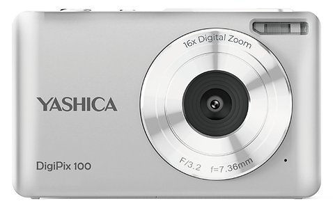 Yashica Fotokamera DigiPix 100 Silber - Digitalkamera - 44 MP