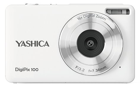 Yashica Fotokamera DigiPix 100 Weiß - Digitalkamera - 44 MP