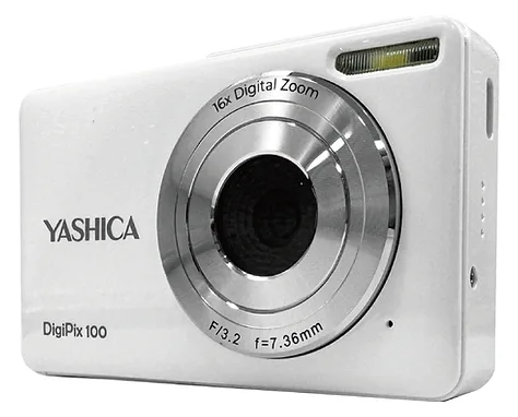 Yashica Fotokamera DigiPix 100 Weiß - Digitalkamera - 44 MP, Ansicht 3