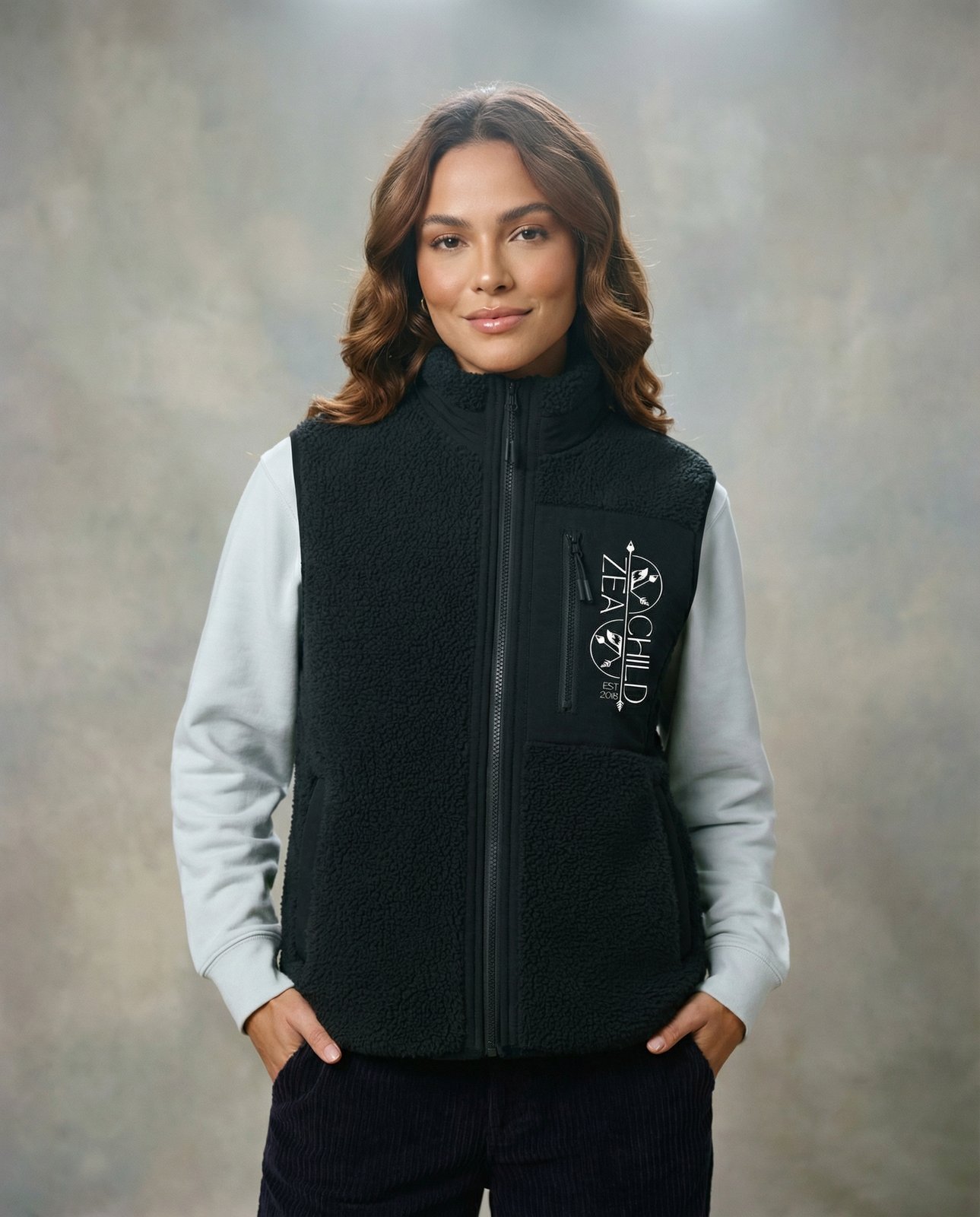 Zeachild Damen EcoSherpa Halfzip