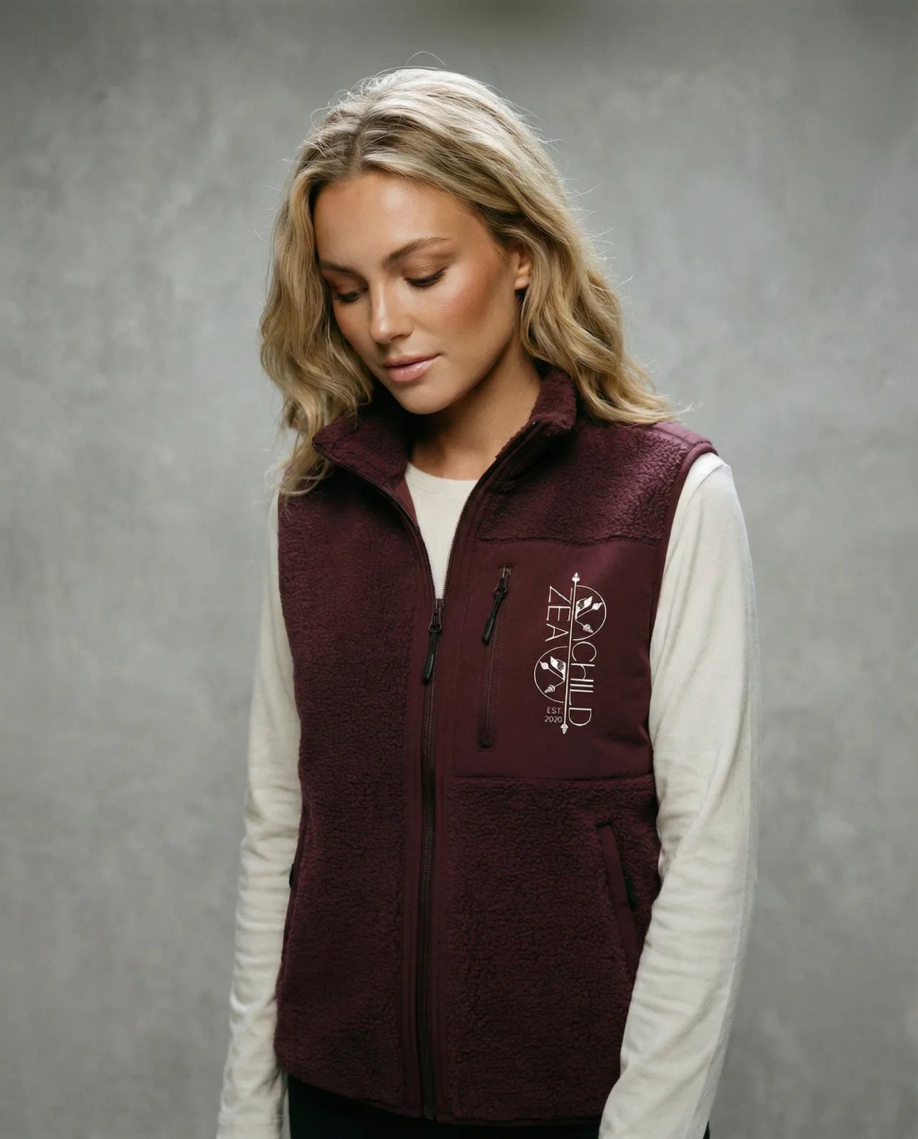 Zeachild Damen EcoSherpa Halfzip — Bild 4
