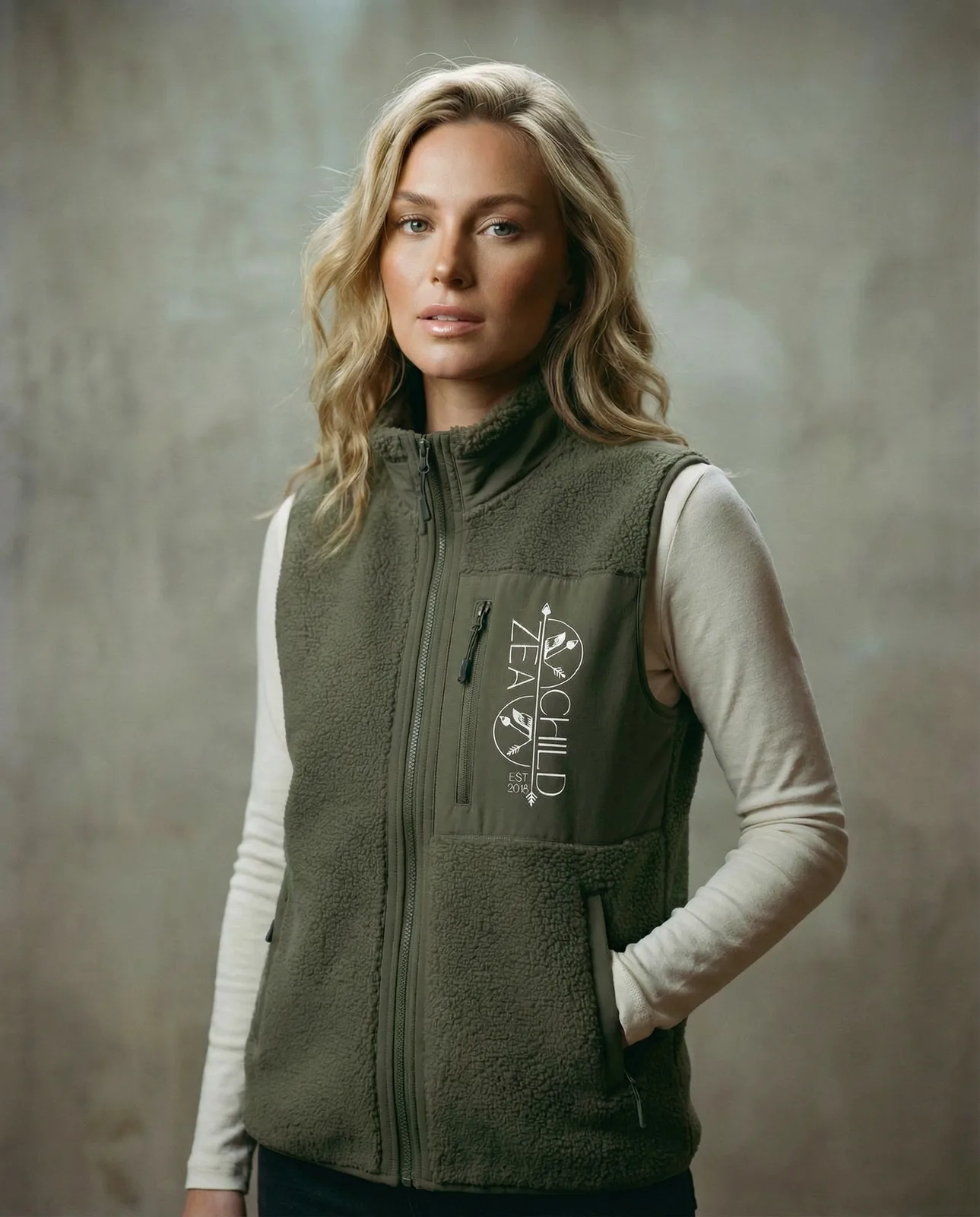 Zeachild Damen EcoSherpa Halfzip — Bild 7