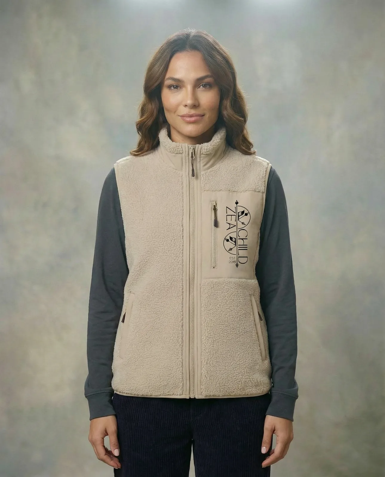 Zeachild Damen EcoSherpa Halfzip — Bild 10