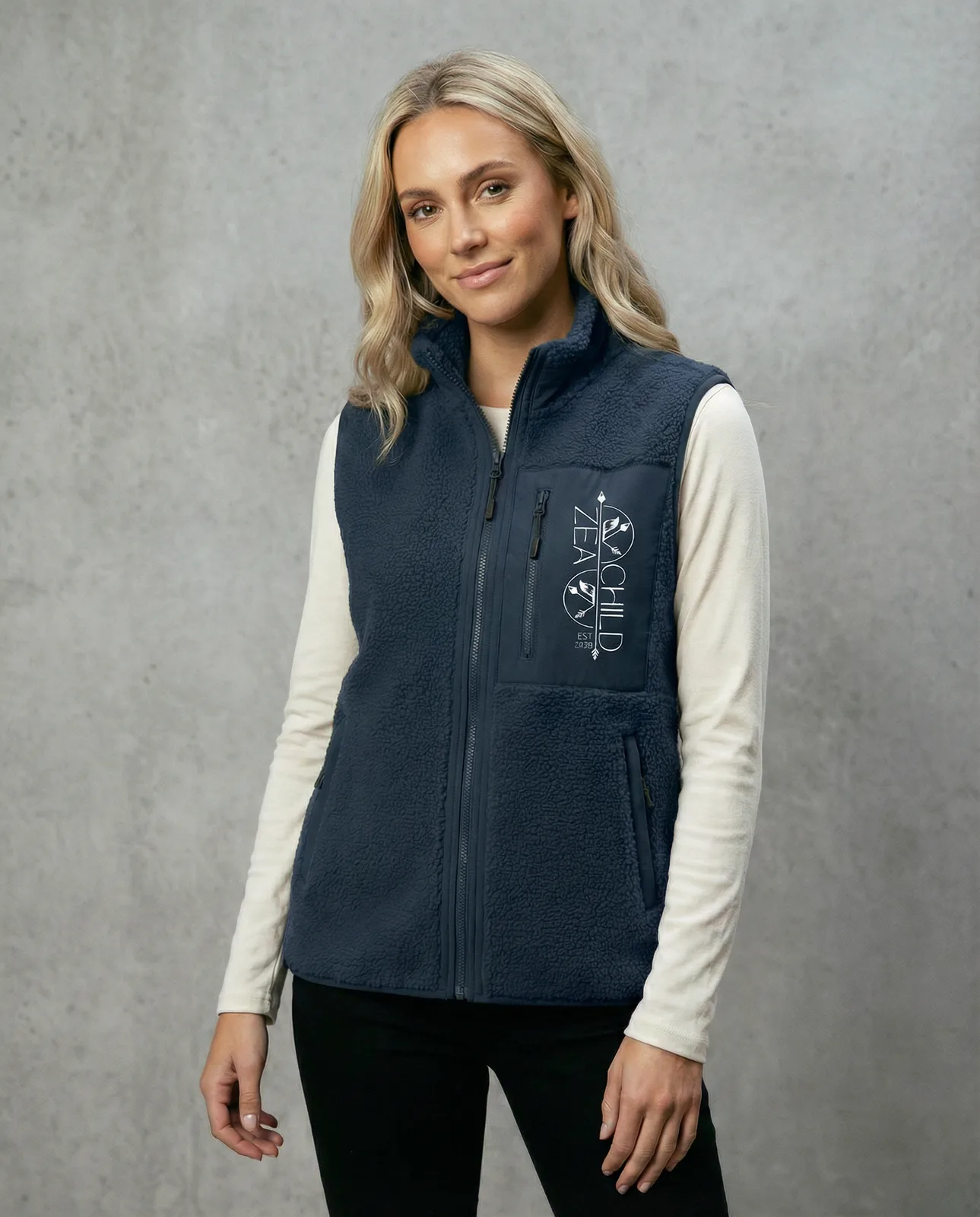 Zeachild Damen EcoSherpa Halfzip — Bild 13