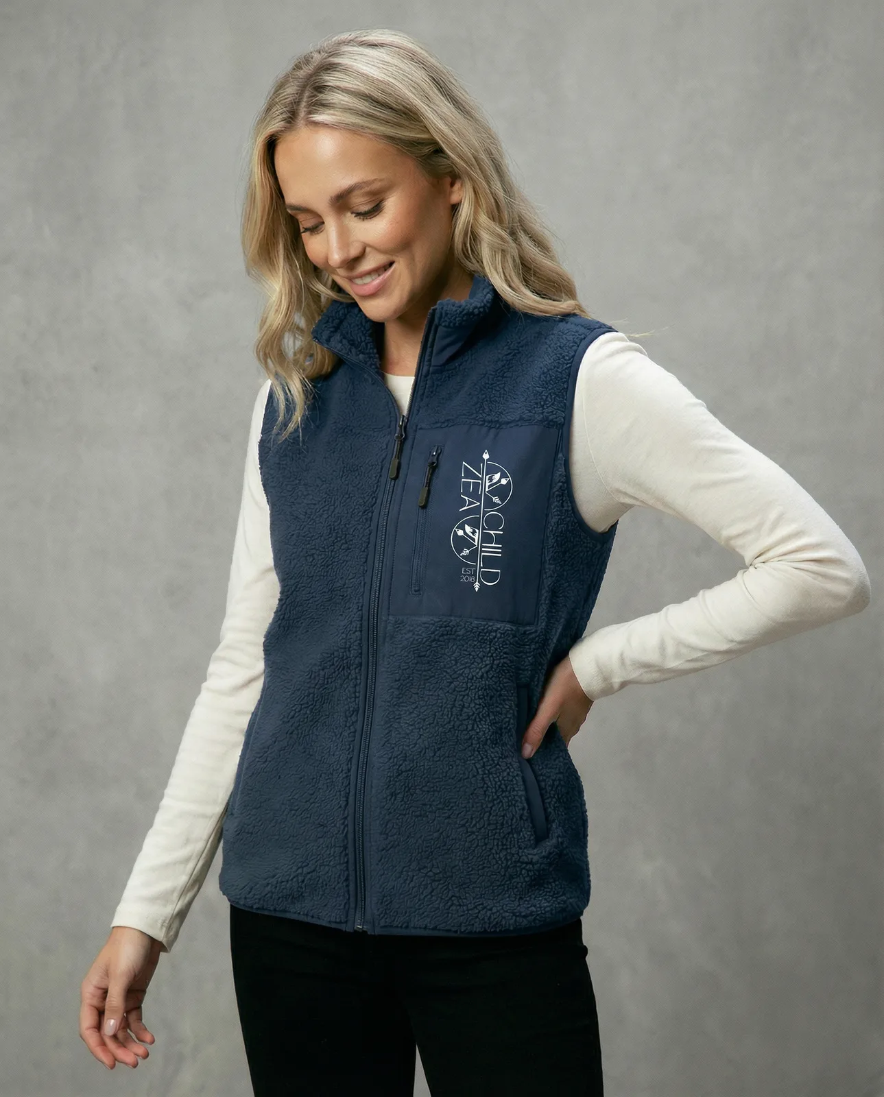 Zeachild Damen EcoSherpa Halfzip — Bild 14