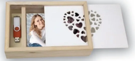Zep CZ1268 - Aufbewahrungsbox - Holz - Rechteckig - Holz - Monochromatisch - Indoor, Ansicht 2