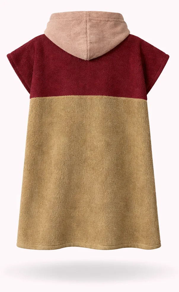 Kinder Poncho Bio-Frotte 4-8 Jahre - Einzelstücke — Bild 4