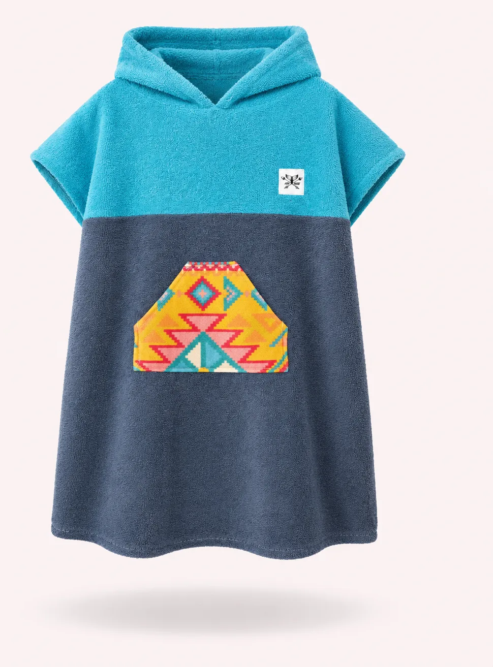 Kinder Poncho Bio-Frotte 4-8 Jahre - Einzelstücke — Bild 8