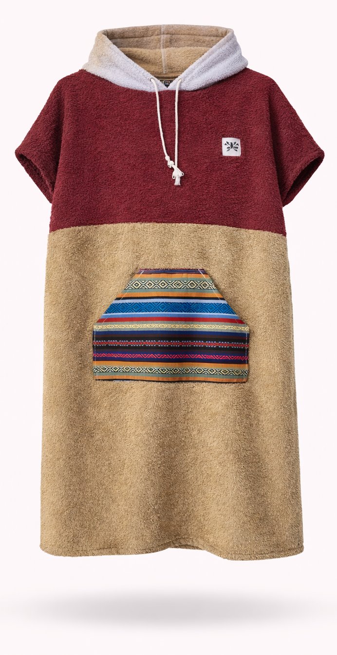 Junior Poncho Bio-Frotte 9-14 Jahre - Einzelstücke