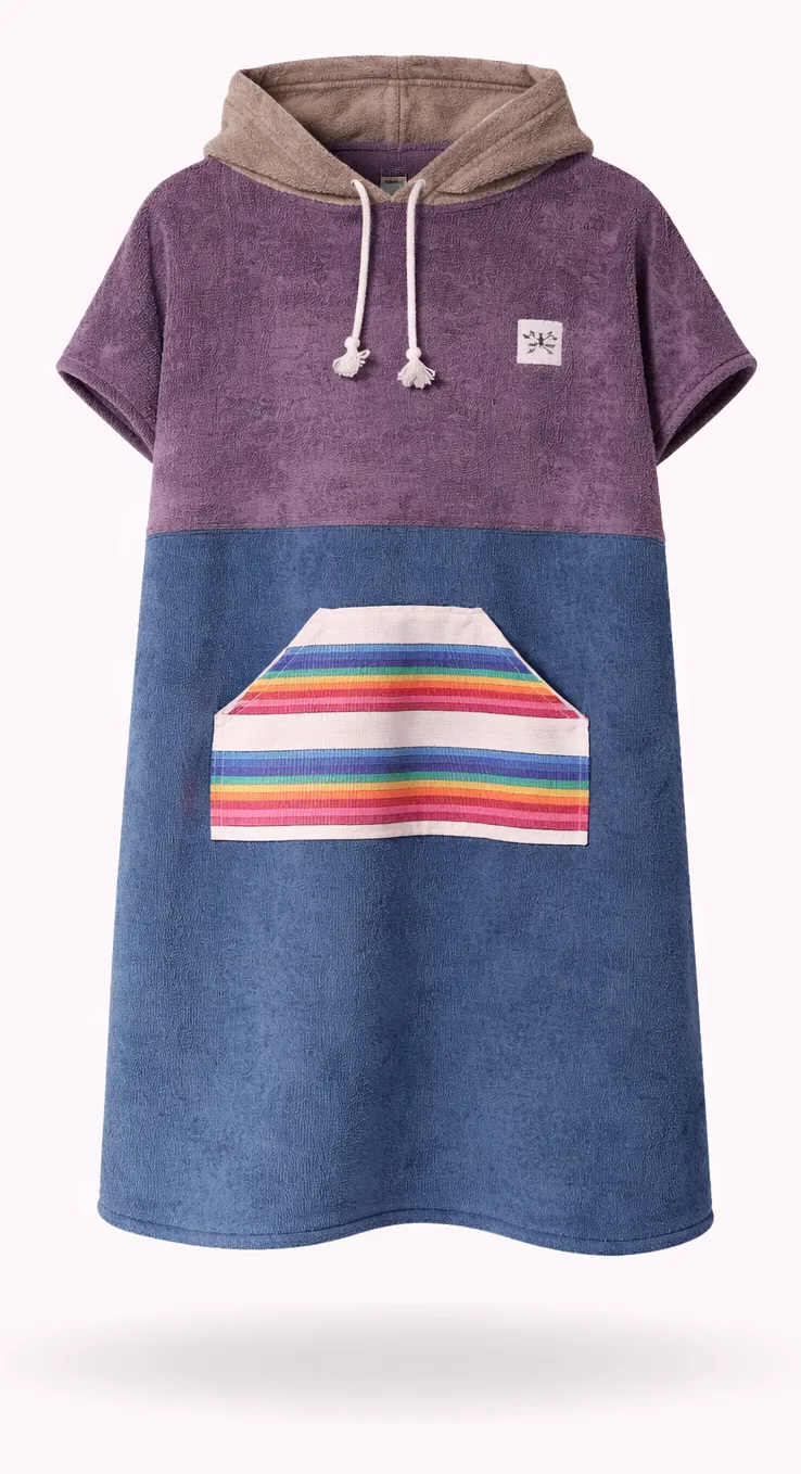 Junior Poncho Bio-Frotte 9-14 Jahre - Einzelstücke, Ansicht 3