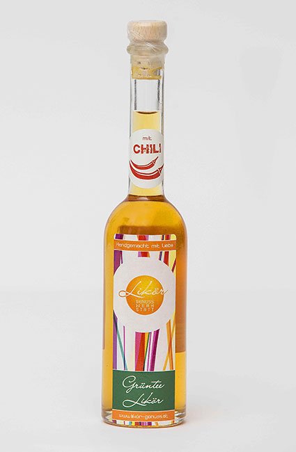Grüntee-Chili Likör – 30,40 % vol.