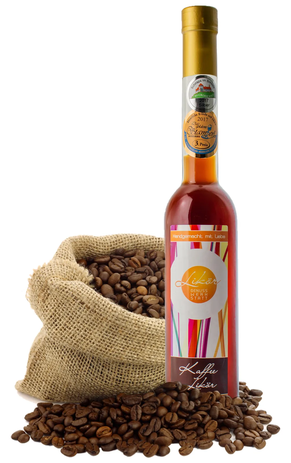 Kaffeelikör – 17,70 % vol. – SILBER 2017 — Bild 4