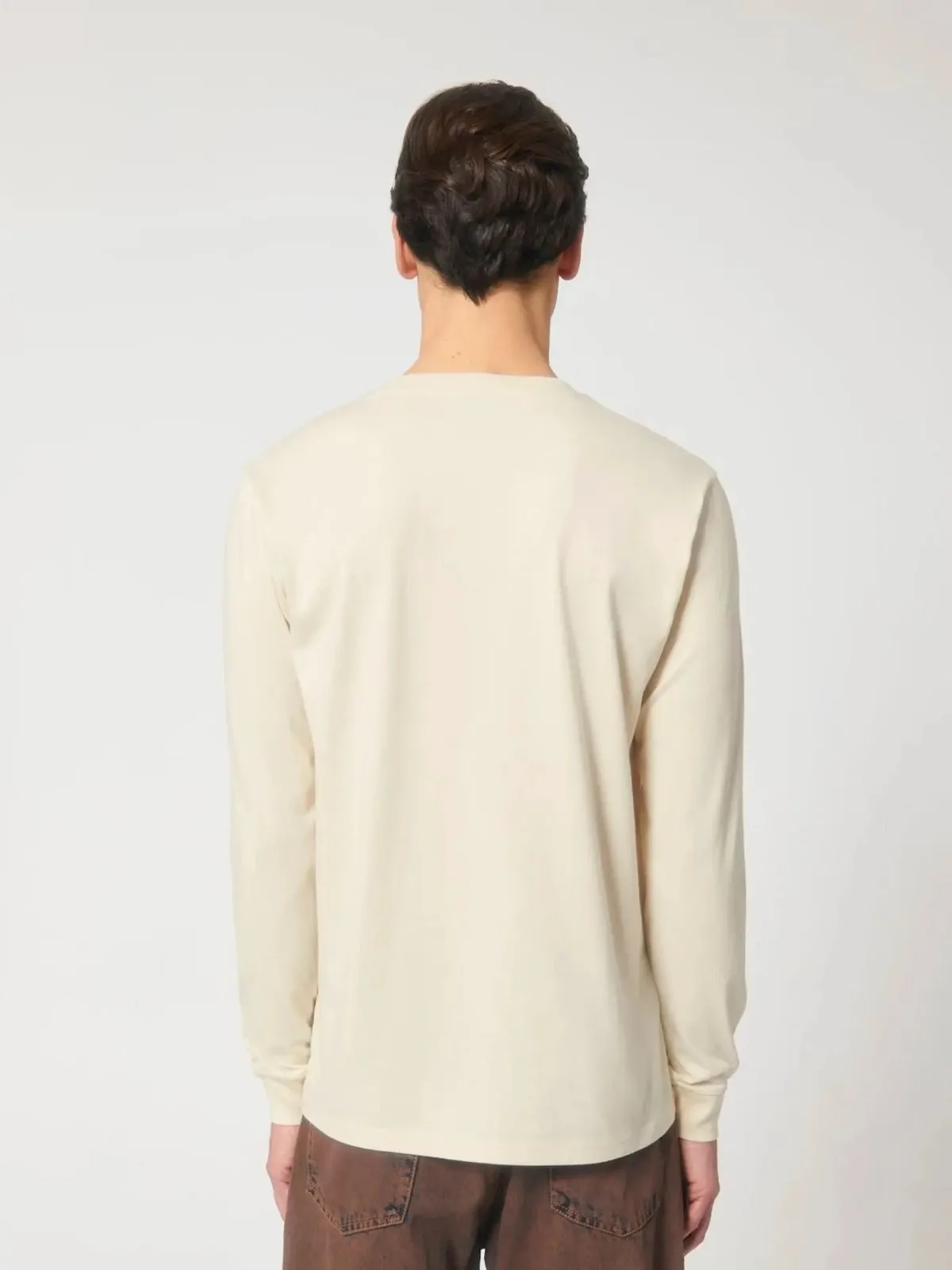 Crew Longsleeve Unisex Biobaumwolle, Ansicht 3