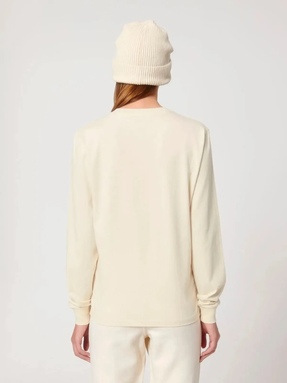 Crew Longsleeve Unisex Biobaumwolle, Ansicht 5