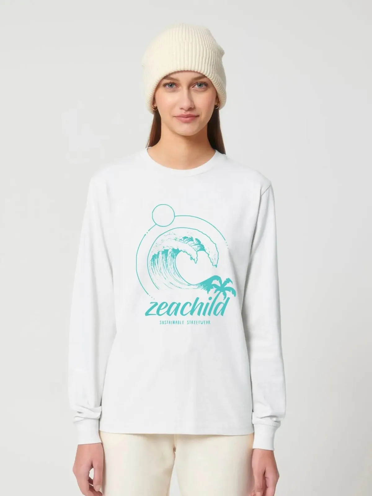 Crew Longsleeve Unisex Biobaumwolle, Ansicht 8