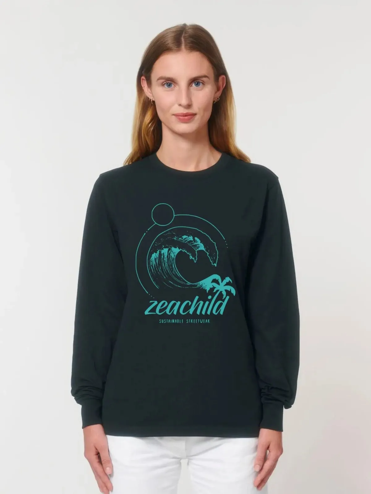 Crew Longsleeve Unisex Biobaumwolle, Ansicht 18