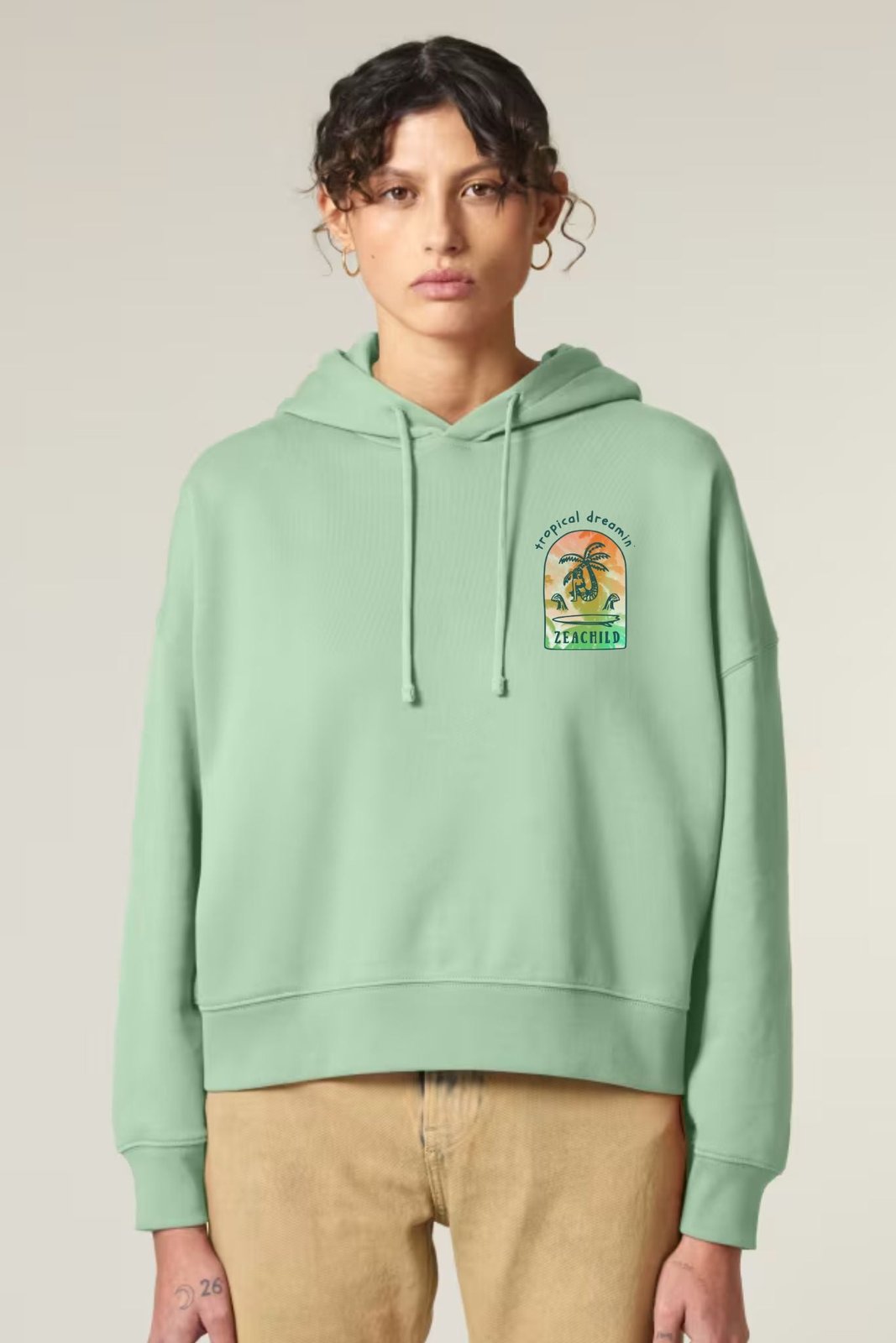 Tropical Dreamin' Cropped Sweater