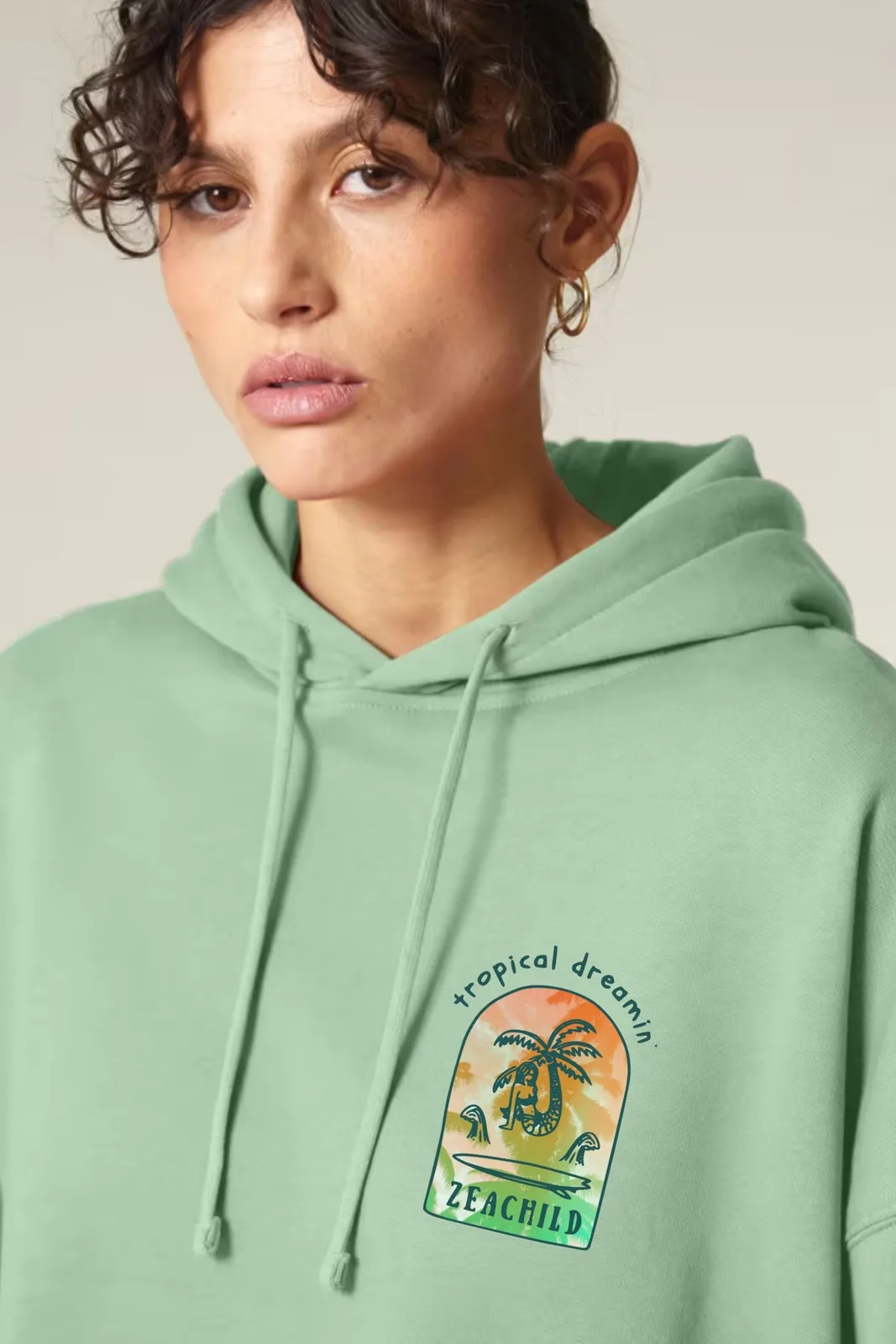 Tropical Dreamin' Cropped Sweater — Bild 2
