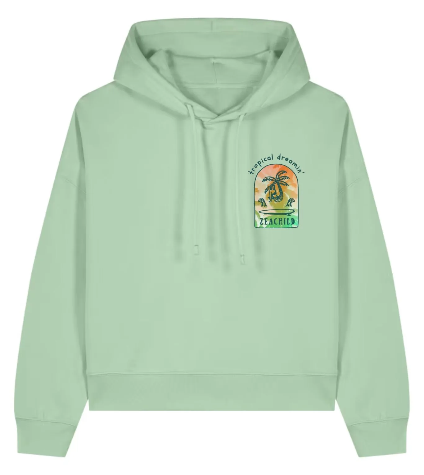 Tropical Dreamin' Cropped Sweater — Bild 3