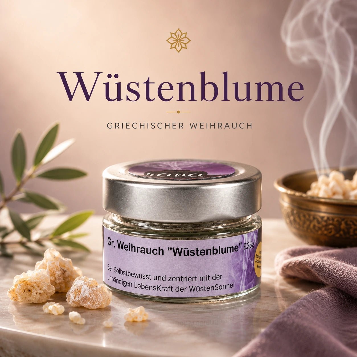 Griechischer Weihrauch Wüstenblume – sinnlich & befreiend