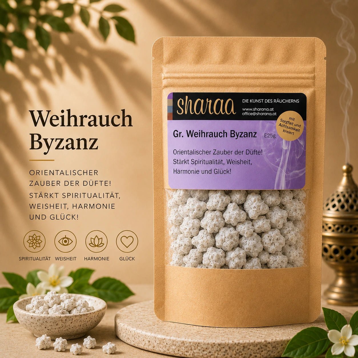 Griechischer Weihrauch Byzanz – edel & mystisch (Nachfüllpack)