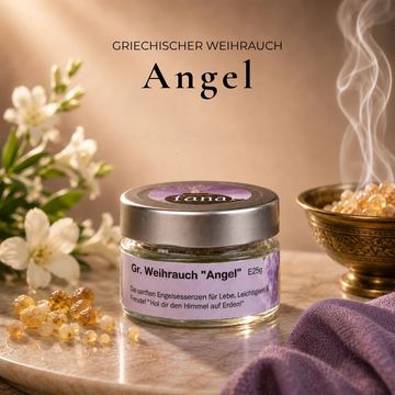 Griechischer Weihrauch Angel – himmlisch, herzöffnend & voller Licht (Glas) von ILIOS Grünes Gold