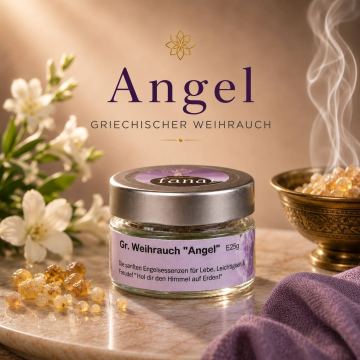 Griechischer Weihrauch Angel – himmlisch, herzöffnend & voller Licht (Glas)
