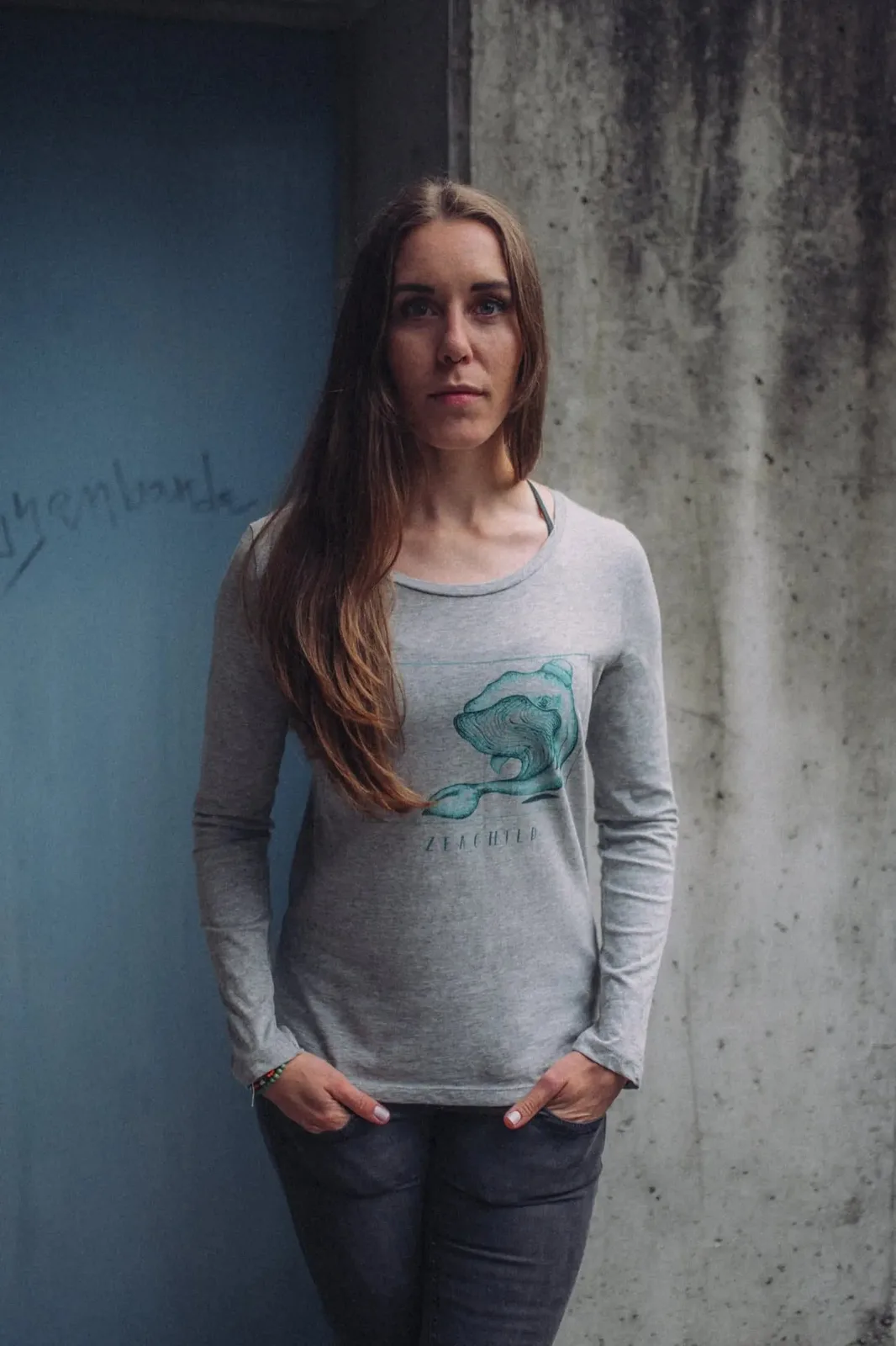 Whale Longsleeve Damen, Ansicht 2