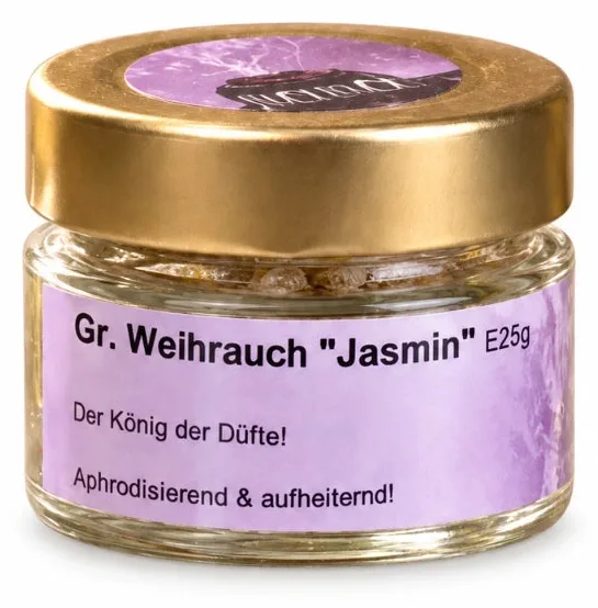 Griechischer Weihrauch Jasmin – lichtvoll, verbindend & spirituell (Glas), Ansicht 6