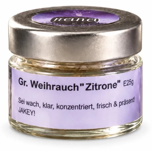 Griechischer Weihrauch Zitrone – frisch, klärend & handgefertigt (Glas), Ansicht 6