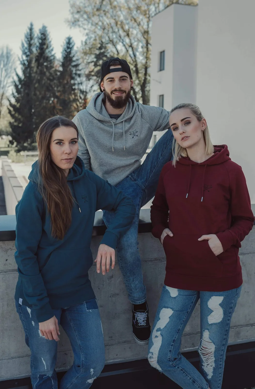 Crew Hoodie Unisex, Ansicht 5