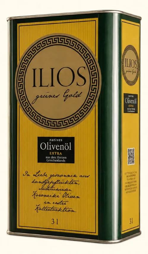ILIOS Grünes Gold Olivenöl 3 Liter Kanister, Ansicht 5