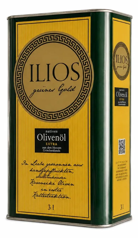 ILIOS Grünes Gold Olivenöl 3 Liter Kanister, Ansicht 6