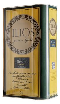 ILIOS Grünes Gold Olivenöl 3 Liter Kanister