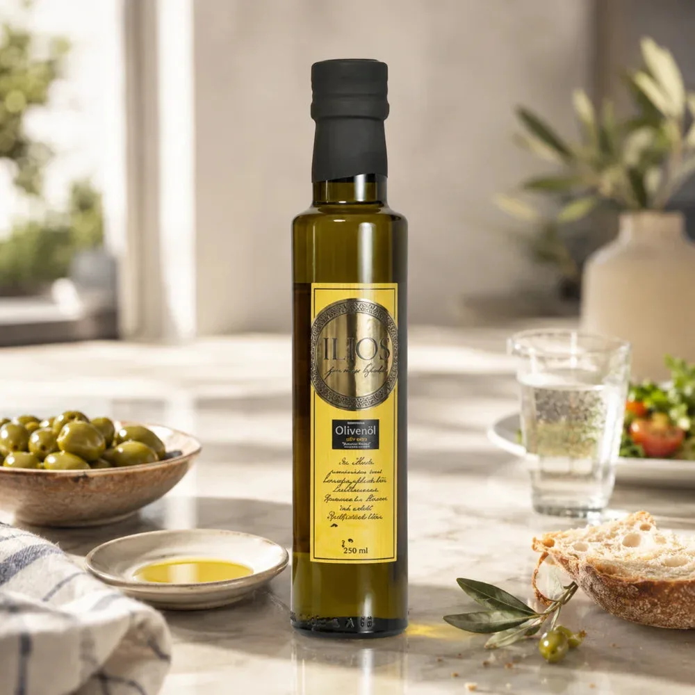 ILIOS Extra natives Olivenöl 250ml Flasche, Ansicht 2