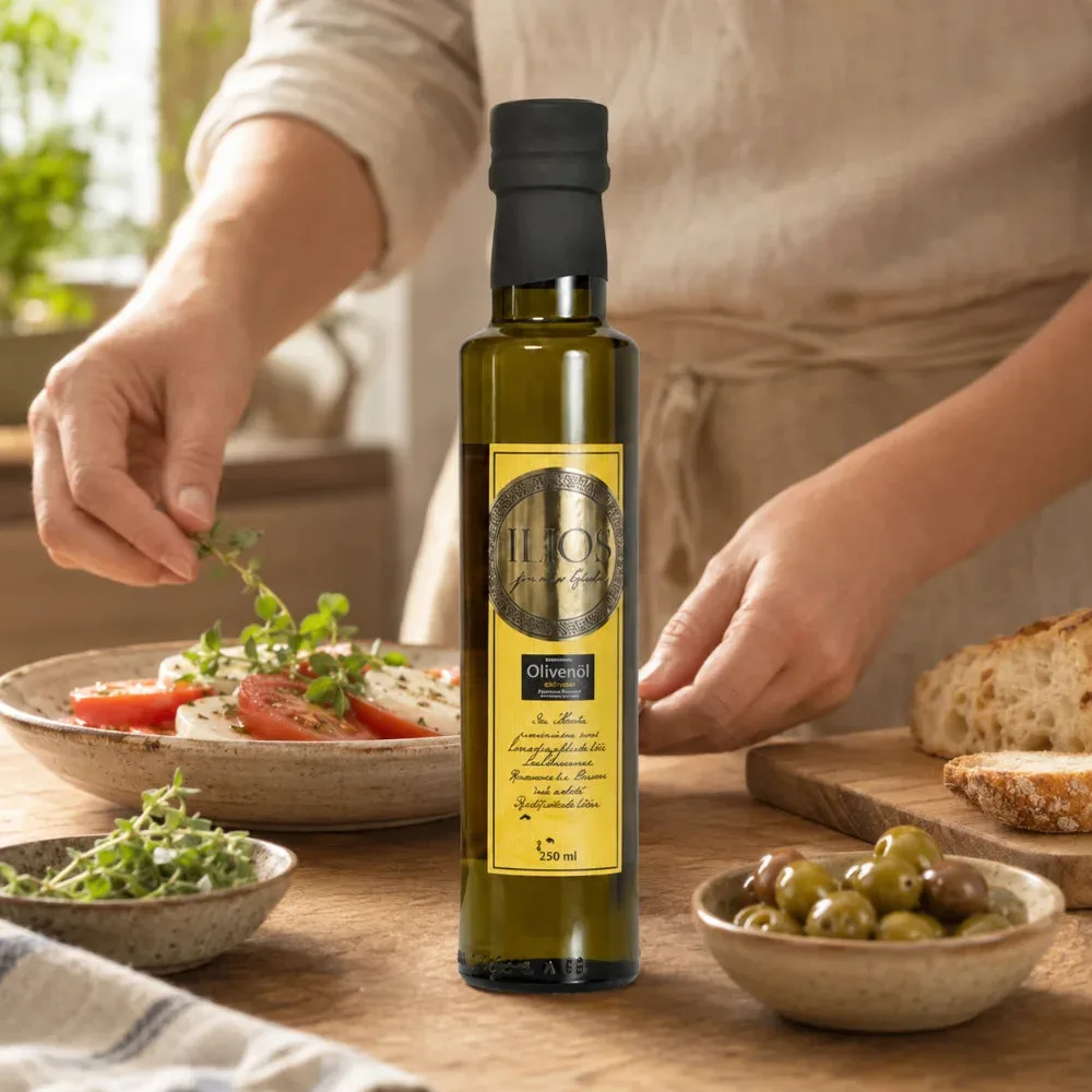 ILIOS Extra natives Olivenöl 250ml Flasche, Ansicht 3