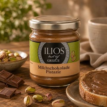 Milchschokolade - Pistaziencreme von ILIOS Grünes Gold