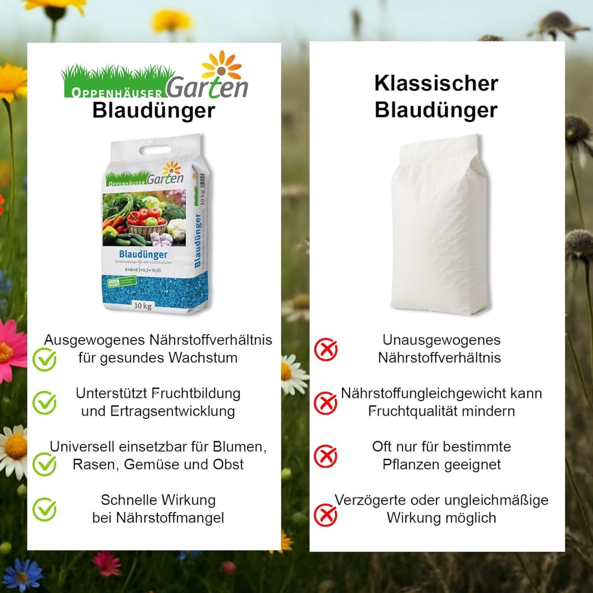 Blaudünger 30kg bis 450m² - Dünger für Obst, Gemüse und robuste Pflanzen, optimale Nährstoffversorgung, langanhaltende Wirkung — Bild 3
