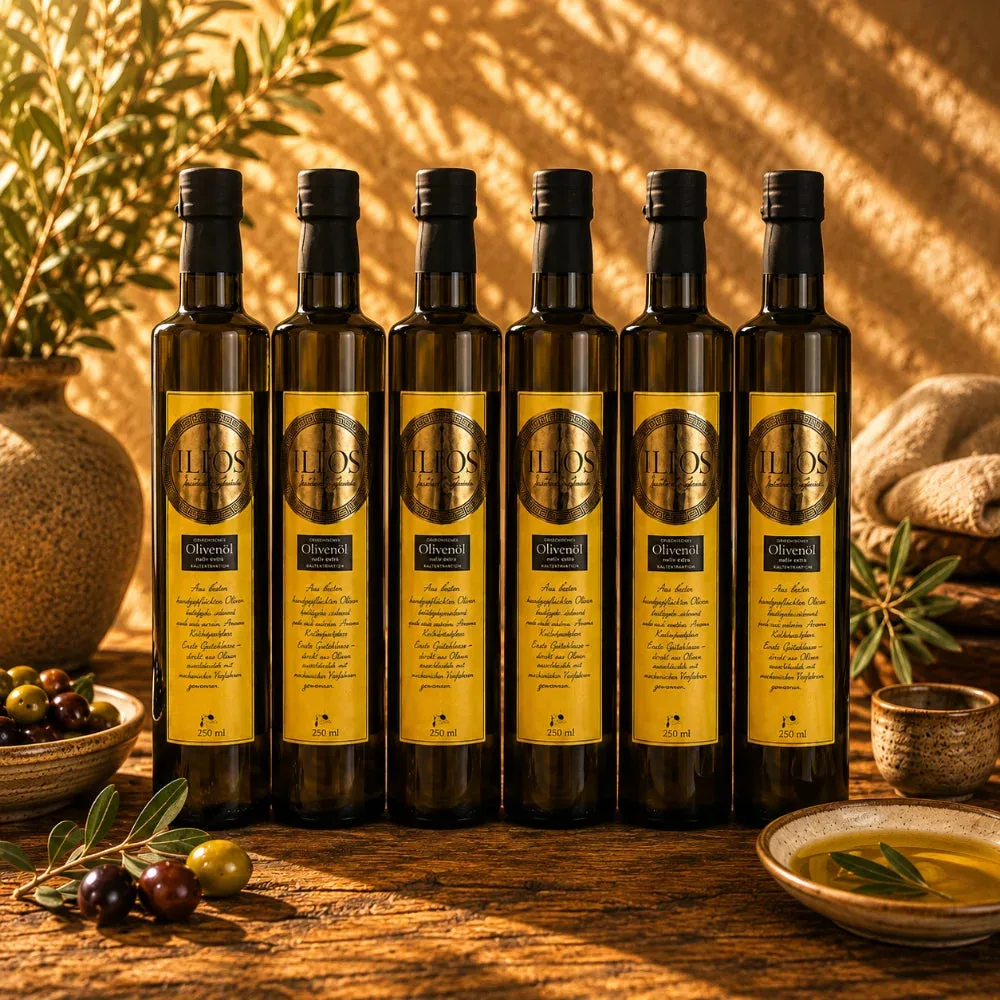 ILIOS Extra natives Olivenöl Sechser Paket (6 Flaschen à 750ml), Ansicht 2