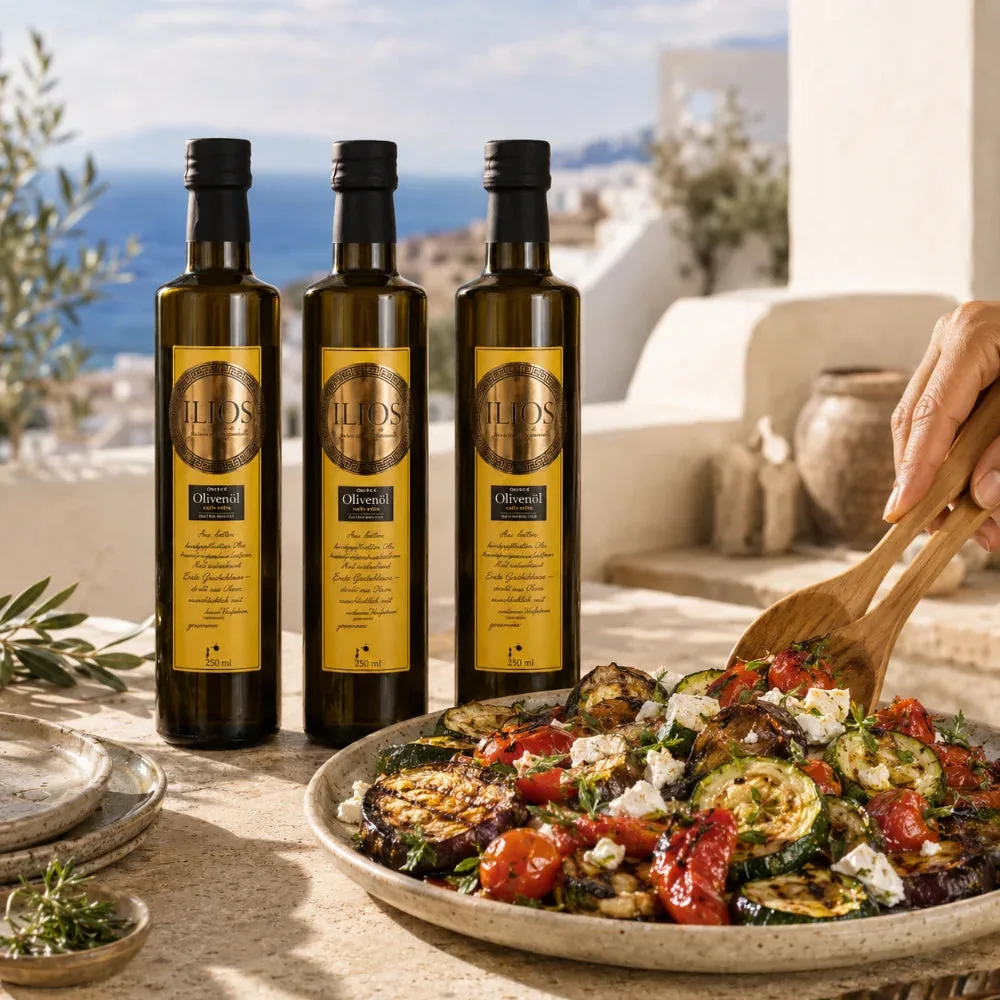 ILIOS Extra natives Olivenöl Dreier Paket (3 Flaschen à 750ml), Ansicht 2