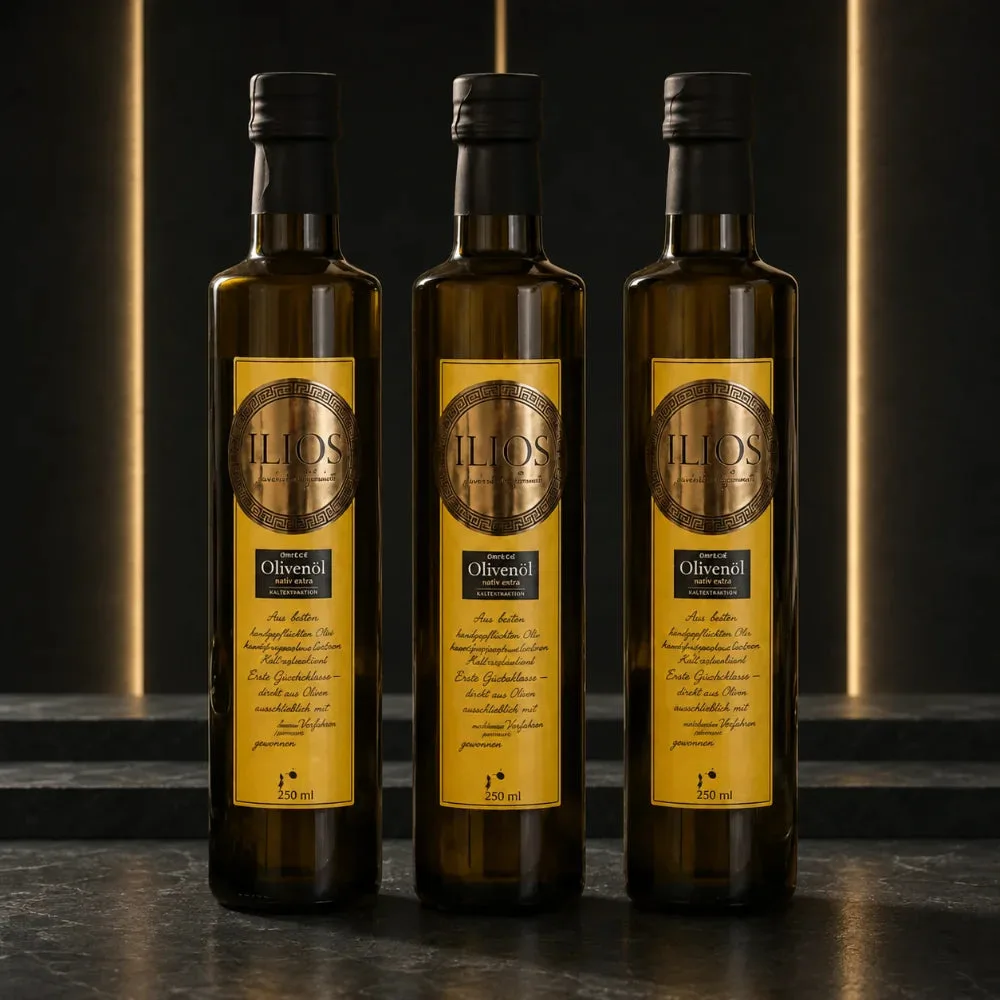 ILIOS Extra natives Olivenöl Dreier Paket (3 Flaschen à 750ml), Ansicht 6