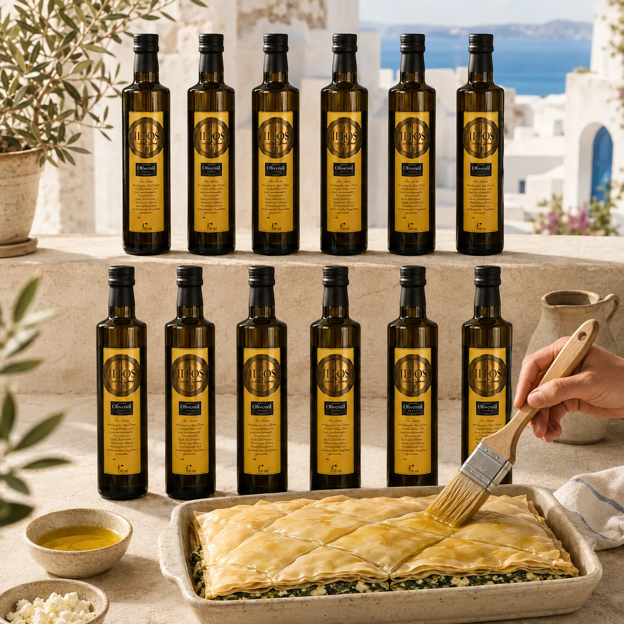 ILIOS Extra natives Olivenöl Zwölfer Paket (12 Flaschen à 750ml), Ansicht 2