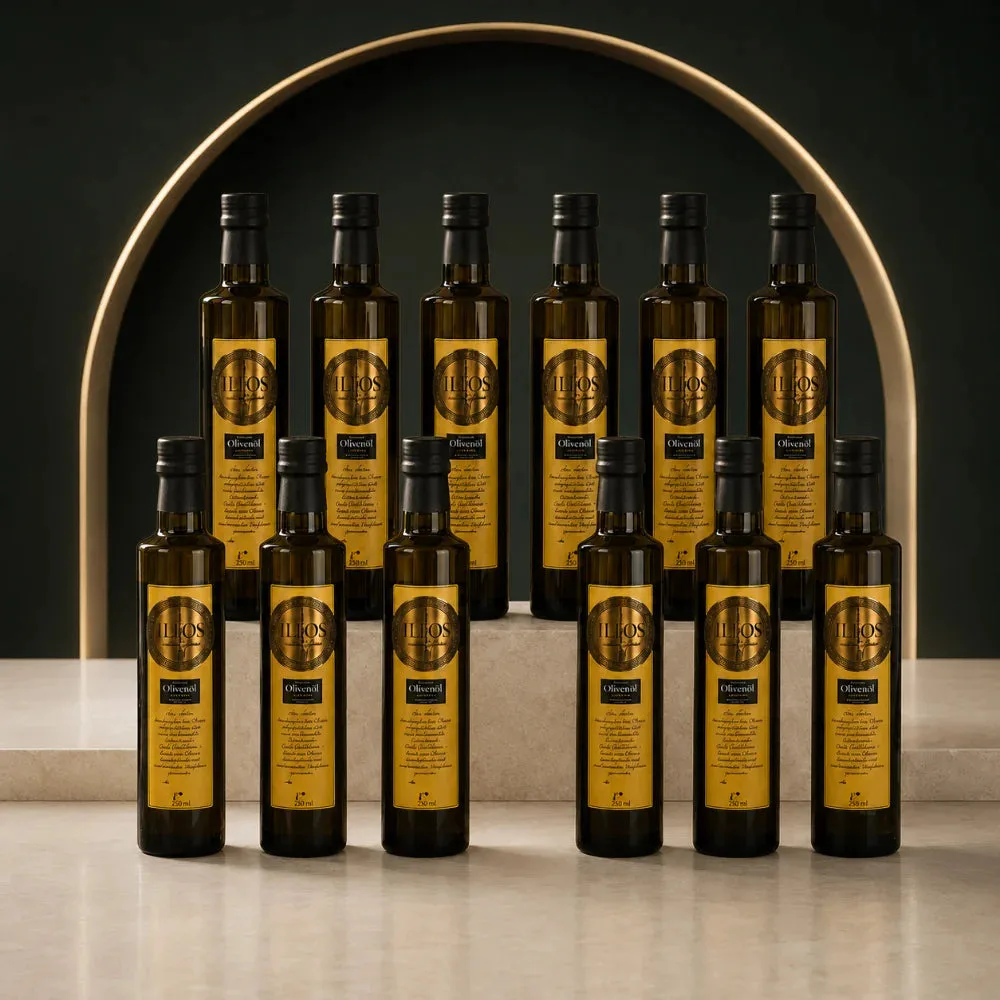 ILIOS Extra natives Olivenöl Zwölfer Paket (12 Flaschen à 750ml), Ansicht 3