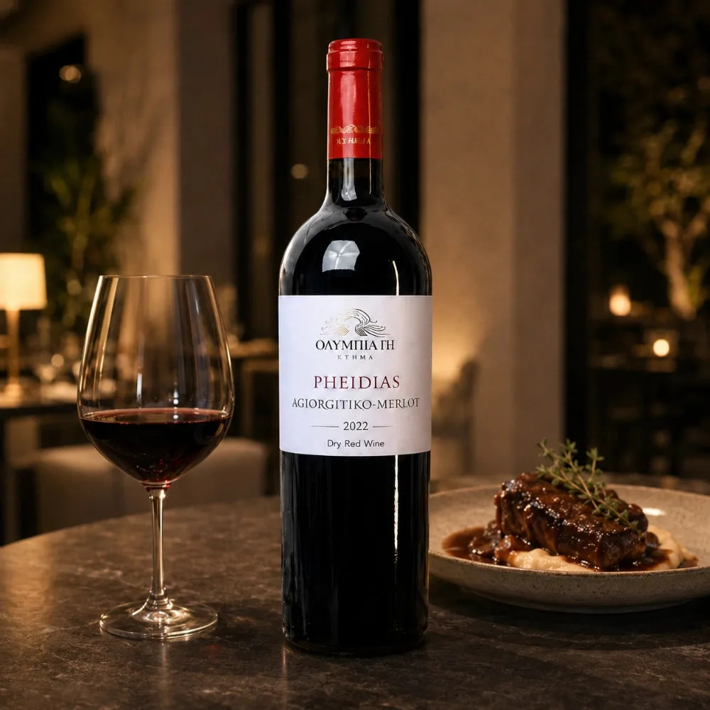 Rotwein Pheidias, Ansicht 3