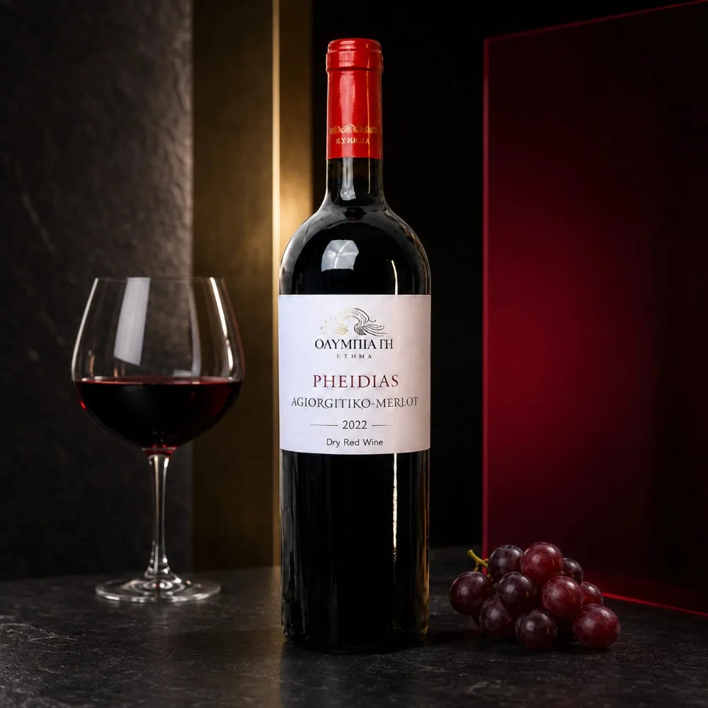 Rotwein Pheidias, Ansicht 4