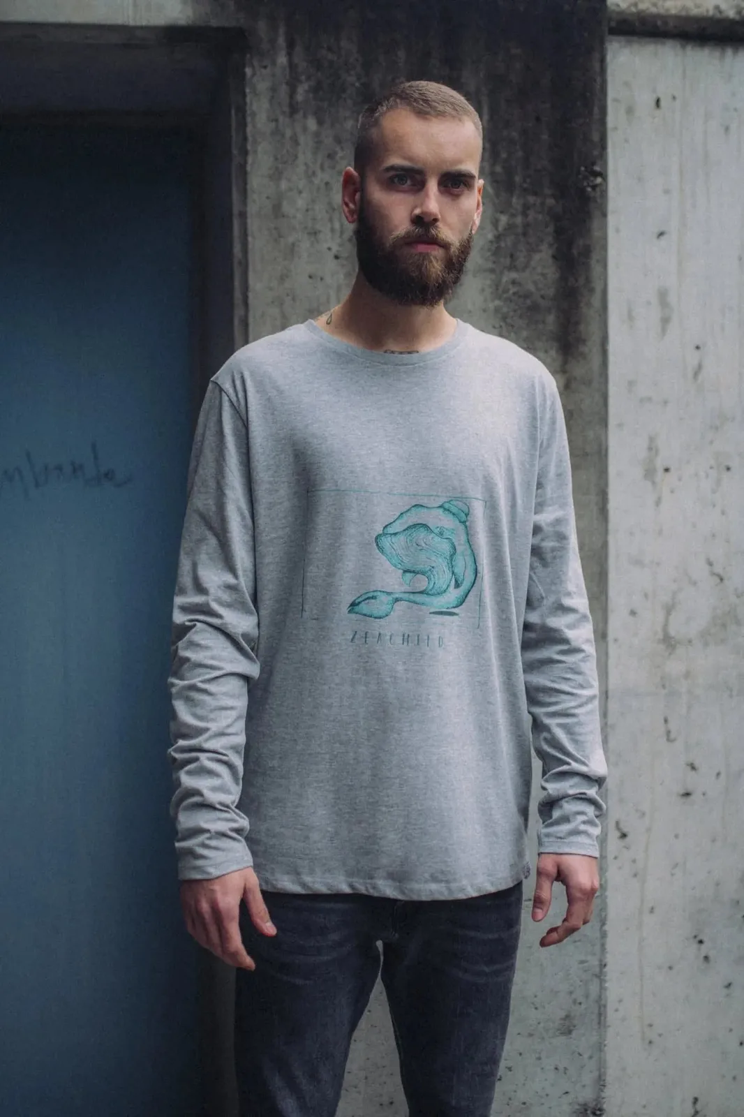 Whale Longsleeve Herren, Ansicht 2
