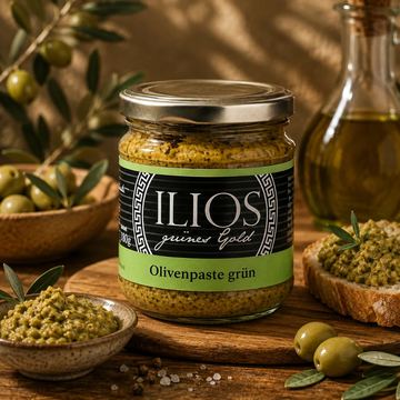 Olivenpaste grün 180g von ILIOS Grünes Gold