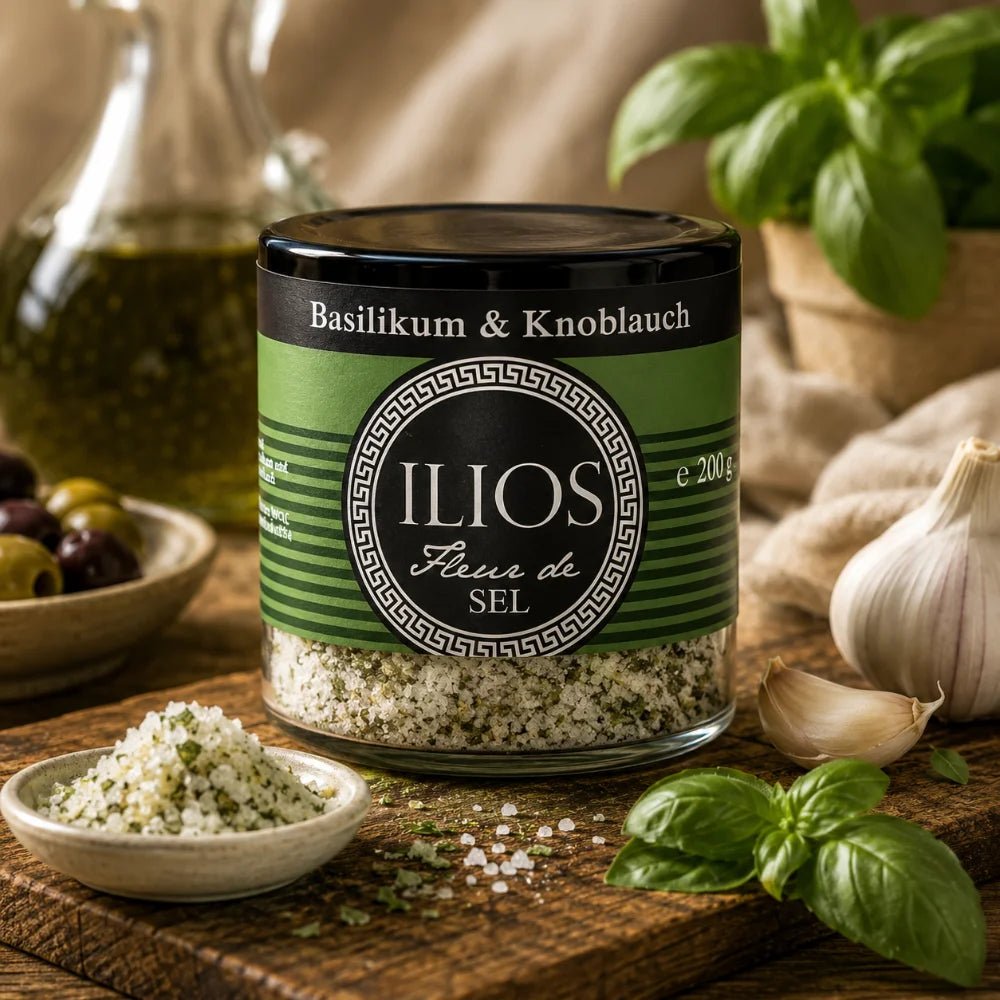 Fleur de Sel Basilikum & Knoblauch fein