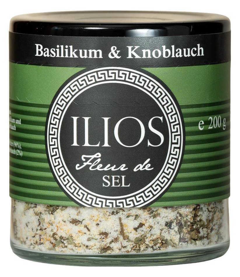 Fleur de Sel Basilikum & Knoblauch fein